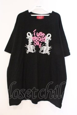 画像1: Jamie エーエヌケー / 龍プリントBigTe M クロ O-26-03-21-044-LO-TO-OW-OS