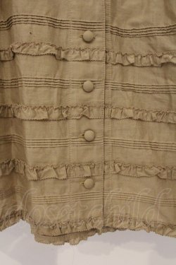 画像3: WONDERFUL WORLD / フード付きタックフリルブラウス【お直しあり】  ベージュ O-26-03-21-005-LO-BL-IG-OS