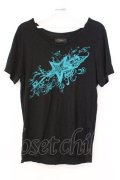 Sixh / スタートライバルptTシャツ  ブラック O-26-03-21-056-HN-TO-OW-OS