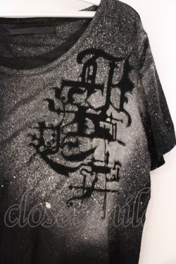 画像2: h.NAOTO / ロゴptTシャツ  ブラック O-26-03-21-058-HN-TO-OW-OS