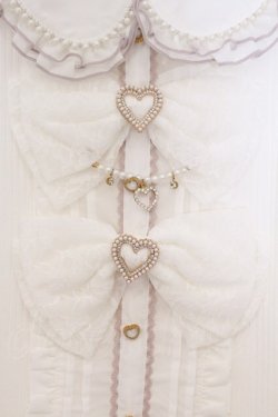 画像3: LIZ LISA / ダブルリボンパフスリーブリブカットトップス 0 シロ O-26-03-21-1028-LO-TO-OW-OS