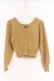 画像1: LIZ LISA / 2wayショートニットカーディガン 0 マスタード O-26-03-21-1030-LO-TO-OW-OS (1)