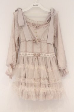 画像1: LIZ LISA / チュールフリルワンピース 0 ピンク O-26-03-21-1043-LO-OP-OW-OS