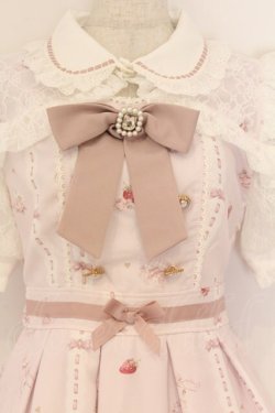 画像2: LIZ LISA / Sugary Treats Picnic柄セットアップ 0 ピンク O-26-03-21-1004-LO-OP-OW-OS