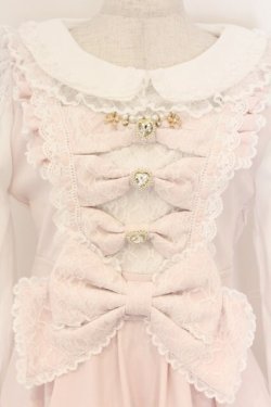 画像2: LIZ LISA / トリプルリボンフリルセットアップ 0 ピンク O-26-03-21-1005-LO-OP-OW-OS