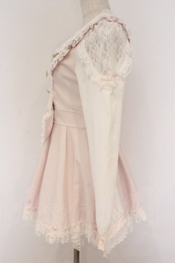 画像3: LIZ LISA / トリプルリボンフリルセットアップ 0 ピンク O-26-03-21-1005-LO-OP-OW-OS