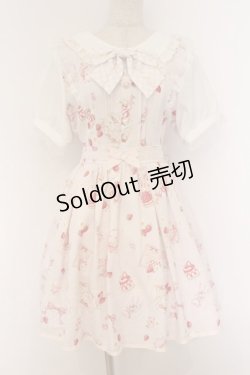 画像1: LIZ LISA / ストロベリーティーパーティーワンピース 2 ピンク O-26-03-21-1009-LO-OP-OW-OS