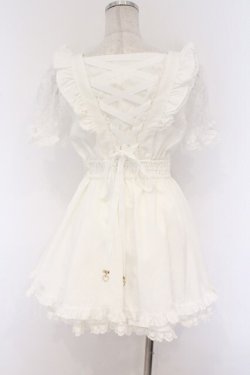 画像4: LIZ LISA / フロントカシュクールBIGリボンセットアップ 0 シロ O-26-03-21-1001-LO-OP-OW-OS