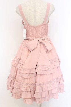 画像4: Chalmiere / レースアップフリルジャンスカ  ピンク O-26-03-21-1011-0-OP-IG-OS