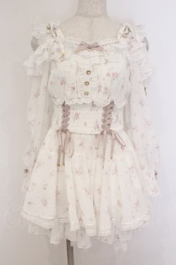 画像1: LIZ LISA / オフショルシフォンセットアップ 0 シロ O-26-03-21-1002-LO-OP-OW-OS