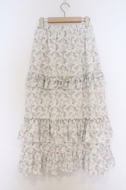 画像3: merry jenny / flowerフリルスカート  オフシロ O-26-03-21-1016-LO-SK-IG-OS