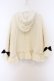 画像3: axes femme POETIQUE / ハート編柄裏ボアニットケープ M オフシロ O-26-03-21-1017-AX-CO-IG-OS (3)