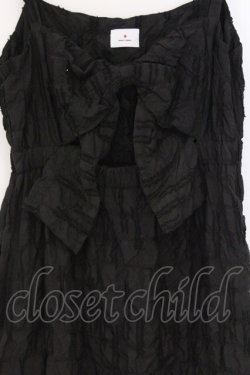 画像2: merry jenny / Bigリボンキャミワンピース  クロ O-26-03-21-1023-LO-OP-IG-OS