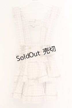 画像1: LIZ LISA / はしごリボンギンガムティアードスカパン 0 ピンク O-26-03-21-1025-LO-PA-OW-OS