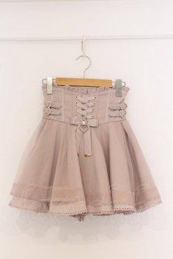 画像1: LIZ LISA / レースアップコルセットライクスカパン 0 ピンク O-26-03-21-1027-LO-PA-OW-OS