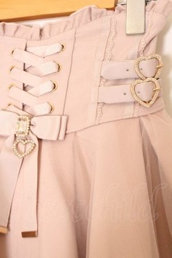 画像2: LIZ LISA / レースアップコルセットライクスカパン 0 ピンク O-26-03-21-1027-LO-PA-OW-OS