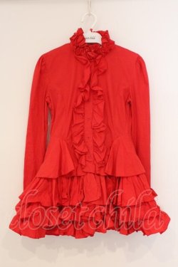 画像1: CHOICE / フリルワンピース  レッド O-26-03-21-060-PU-OP-IG-OS