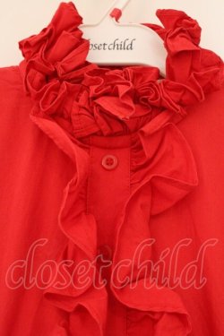 画像2: CHOICE / フリルワンピース  レッド O-26-03-21-060-PU-OP-IG-OS