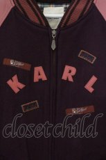 画像2: Karl Helmut / メルトン×ラムレザー切り替えブルゾン  バーガンディ O-26-03-21-062-EL-JA-IG-ZTC069 (2)