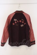 画像4: Karl Helmut / メルトン×ラムレザー切り替えブルゾン  バーガンディ O-26-03-21-062-EL-JA-IG-ZTC069 (4)