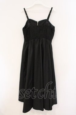 画像3: axes femme POETIQUE / ジャガード切り替えワンピース M アカ×クロ O-26-03-21-064-AX-OP-IG-OS