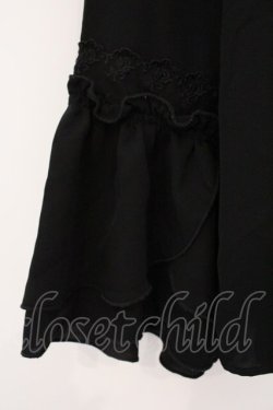 画像3: axes femme / ジャボ風フリルブラウス  クロ O-26-03-21-070-AX-BL-IG-OS