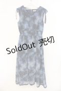 axes femme POETIQUE / 夏の星座シフォンワンピース  ネイビー O-26-03-21-071-AX-OP-IG-OS