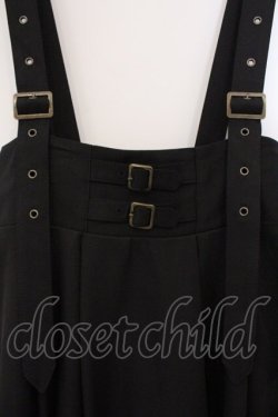 画像2: axes femme / ベルト風サス付スカート  クロ O-26-03-21-076-AX-SK-IG-OS