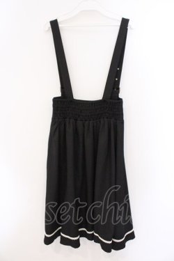 画像3: axes femme / ベルト風サス付スカート  クロ O-26-03-21-076-AX-SK-IG-OS