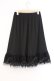 画像3: axes femme / レース×プリーツペチスカート  クロ O-26-03-21-080-AX-SK-IG-OS (3)