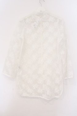 画像3: axes femme kawaii / シースルーチャイナブラウス  シロ O-26-03-21-081-AX-BL-IG-OS