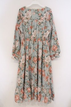 画像4: axes femme / ブルームフラワー柄ワンピース F ミント O-26-03-21-083-AX-OP-IG-OS