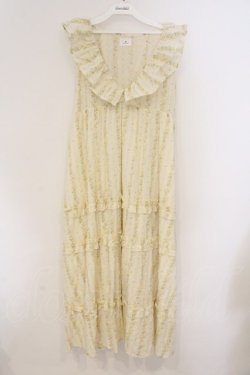 画像1: merry jenny / flower frillワンピース  イエロー O-26-03-21-085-LO-OP-IG-OS