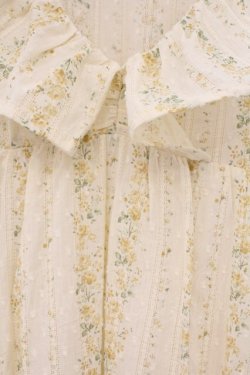 画像2: merry jenny / flower frillワンピース  イエロー O-26-03-21-085-LO-OP-IG-OS
