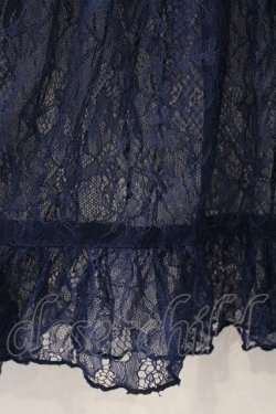 画像4: ATELIER PIERROT / Shirring Princess Sleeve Blouse-Lace-  ネイビー O-26-03-21-086-EL-BL-IG-OS