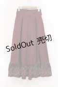Kurumi Collaboration / TT*KRミジンコールLSK ノエル・ド・メモワール スカート M ワイン O-26-03-21-087-GO-SK-IG-OS
