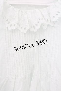 画像2: PINK HOUSE / スカラップレース使いブラウス【お直しあり】  ミント O-26-03-21-008-LO-BL-IG-OS