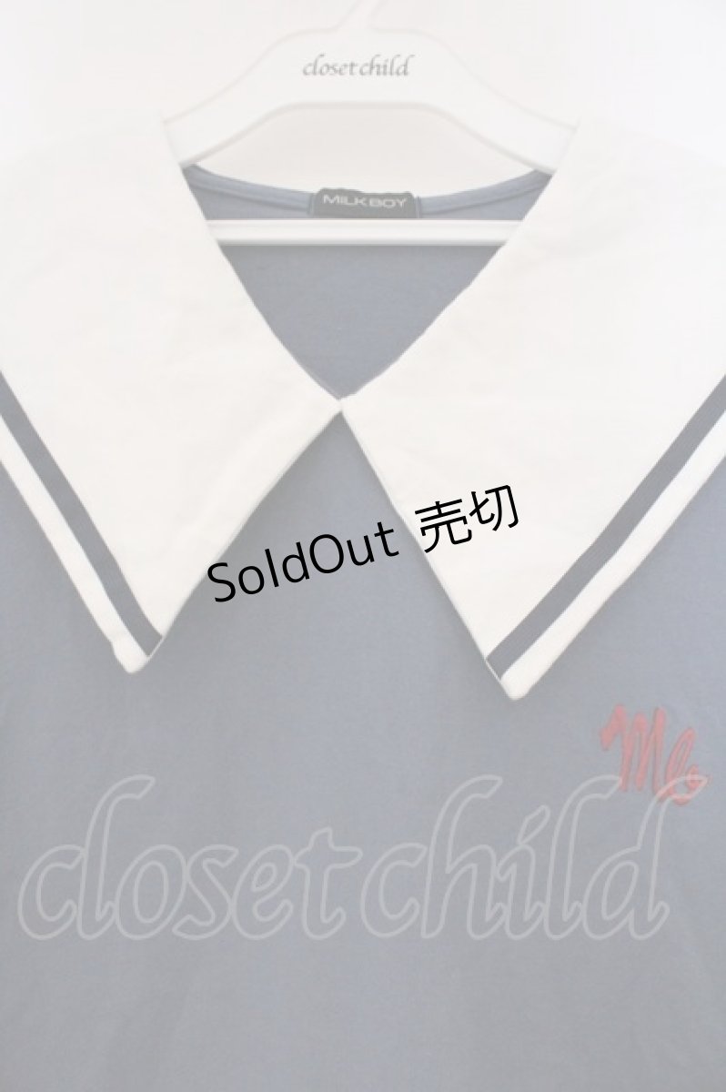 画像3: MILKBOY / BIG COLLAR 　トップス  ブルー O-26-03-21-090-MB-TO-OW-ZT521 (3)
