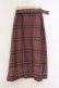 画像3: MILK / TEDDY CHECK ロングスカート  ピンク×ブラウン O-26-03-21-091-ML-SK-OW-OS (3)