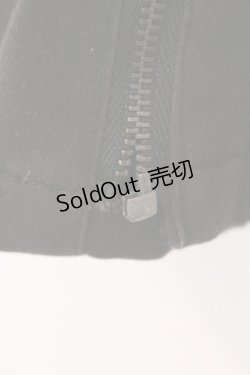 画像3: BPN / スナップ配色ライダースジャケット【※状態難※】 M ブラック O-26-03-21-092-GO-JA-OW-OS