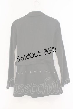 画像5: BPN / スナップ配色ライダースジャケット【※状態難※】 M ブラック O-26-03-21-092-GO-JA-OW-OS