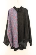 REZEN / 陰陽師×曼荼羅２ＷＡＹシャツ L 京紫（クロ×パープル） O-26-03-21-093-PU-BL-OW-OS