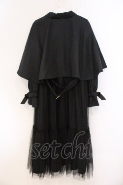 画像4: axes femme POETIQUE / ケープチュールトレンチコート M クロ O-26-03-21-096-AX-CO-IG-OS