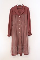 画像1: axes femme / チュール重ねコーディガン F ピンク O-26-03-21-097-AX-TO-IG-ZTC053 (1)