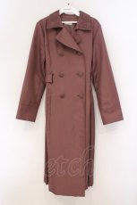 画像1: axes femme / サイドプリーツロングコート L ピンク O-26-03-21-098-AX-CO-IG-ZTC053 (1)