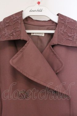 画像2: axes femme / サイドプリーツロングコート L ピンク O-26-03-21-098-AX-CO-IG-OS