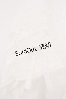 画像4: PINK HOUSE / ローンフリルはしごリボン半袖ブラウス【お直しあり】  シロ O-26-03-21-009-LO-BL-IG-OS