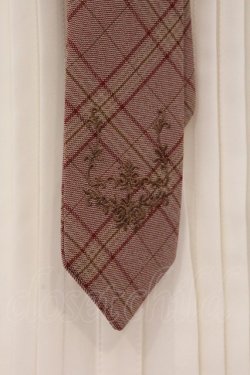 画像3: axes femme / チェック柄ネクタイ付ブラウス F オフシロ O-26-03-21-105-AX-BL-IG-OS