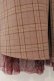 画像2: axes femme / チェック柄バッスル風スカート  ベージュ×アカ O-26-03-21-106-AX-SK-IG-OS (2)