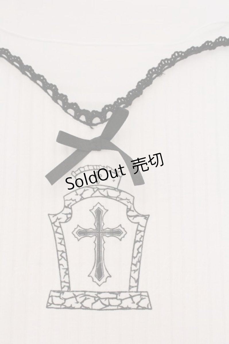 画像2: DimMoire / Gothicチュールトップス  シロ×クロ O-26-03-21-108-0-TO-IG-OS (2)